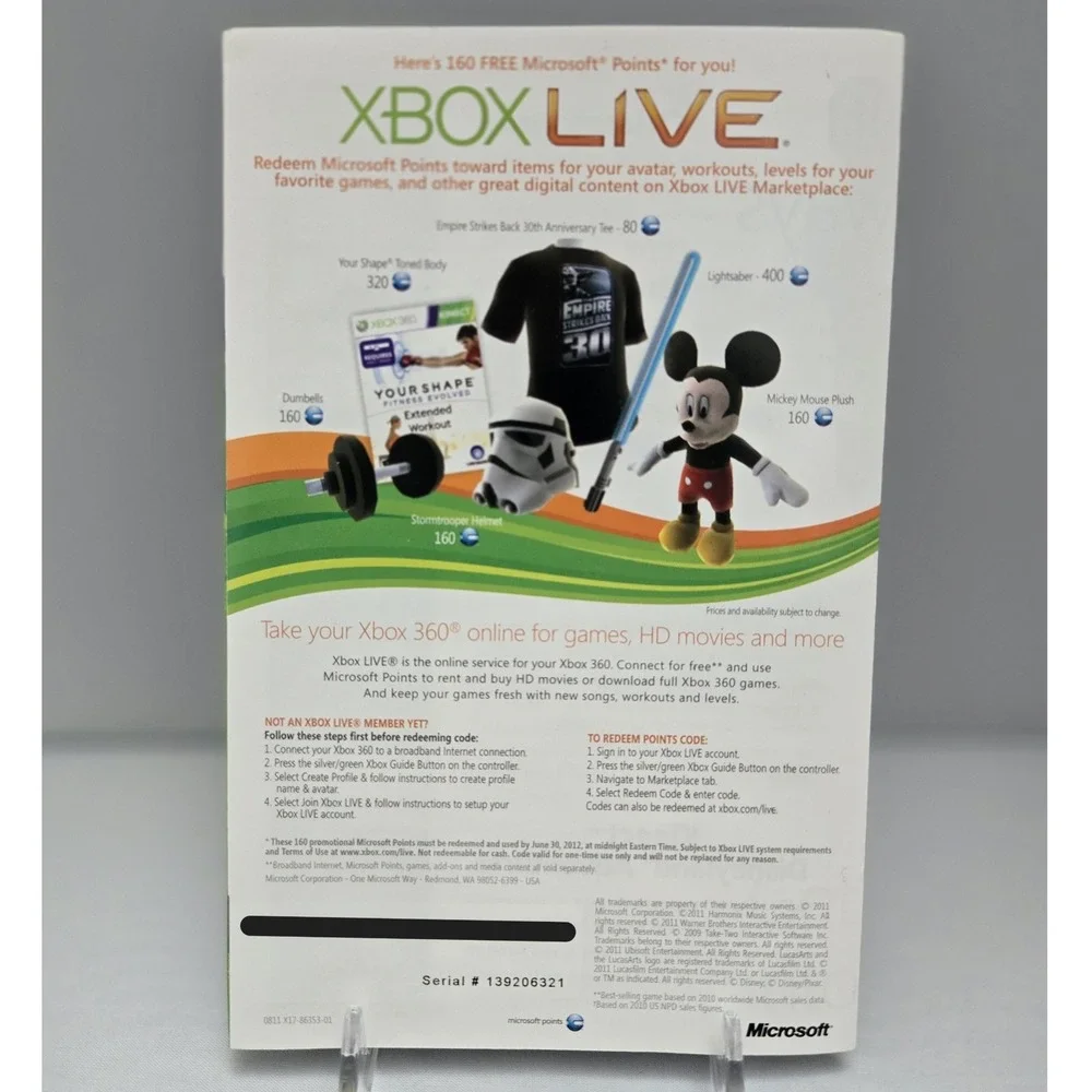 Disneyland Adventures & Kinect Adventures Bundle Xbox 360 - Complete CIB 2 Games